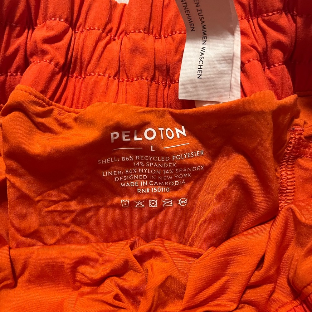 Peloton Red Women's Athletic Shorts - Picture 4 of 4